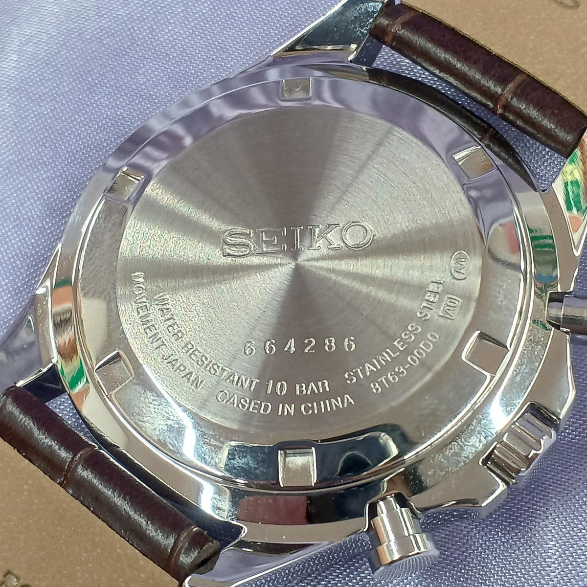 SEIKO Quartz Chronograph 8T63-00D0