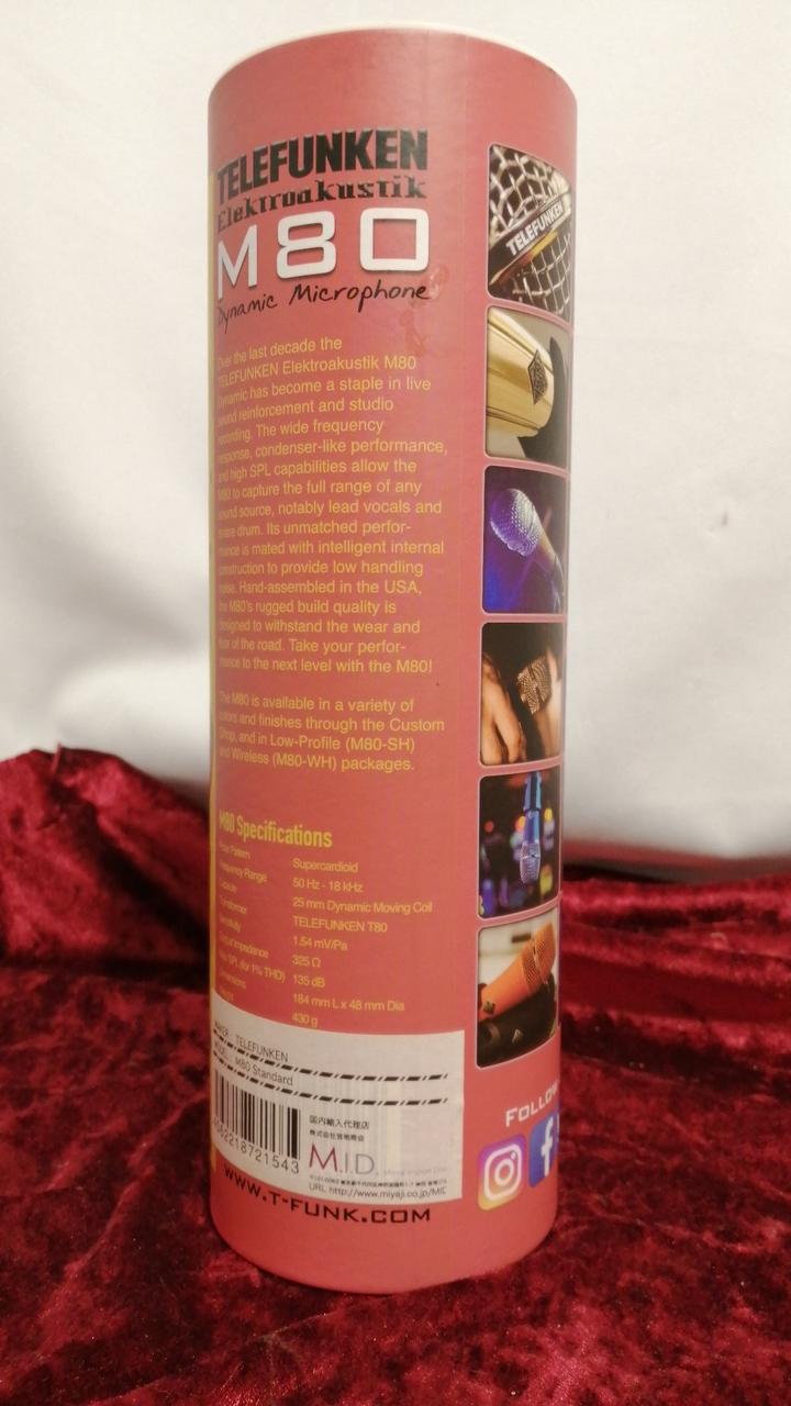 TELEFUNKEN Dynamic Microphone M80