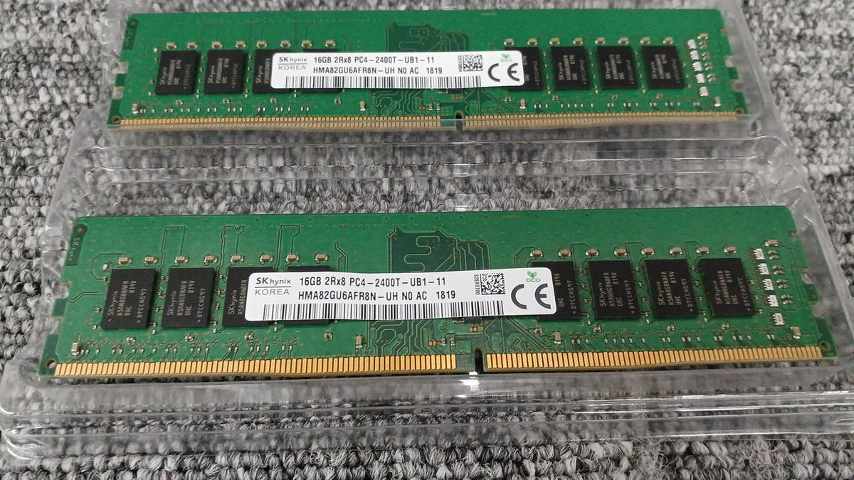 SKHYNIX PC Memory DDR4 16GB x2 16GB 2RX8 PC4-2400T-UB1-11