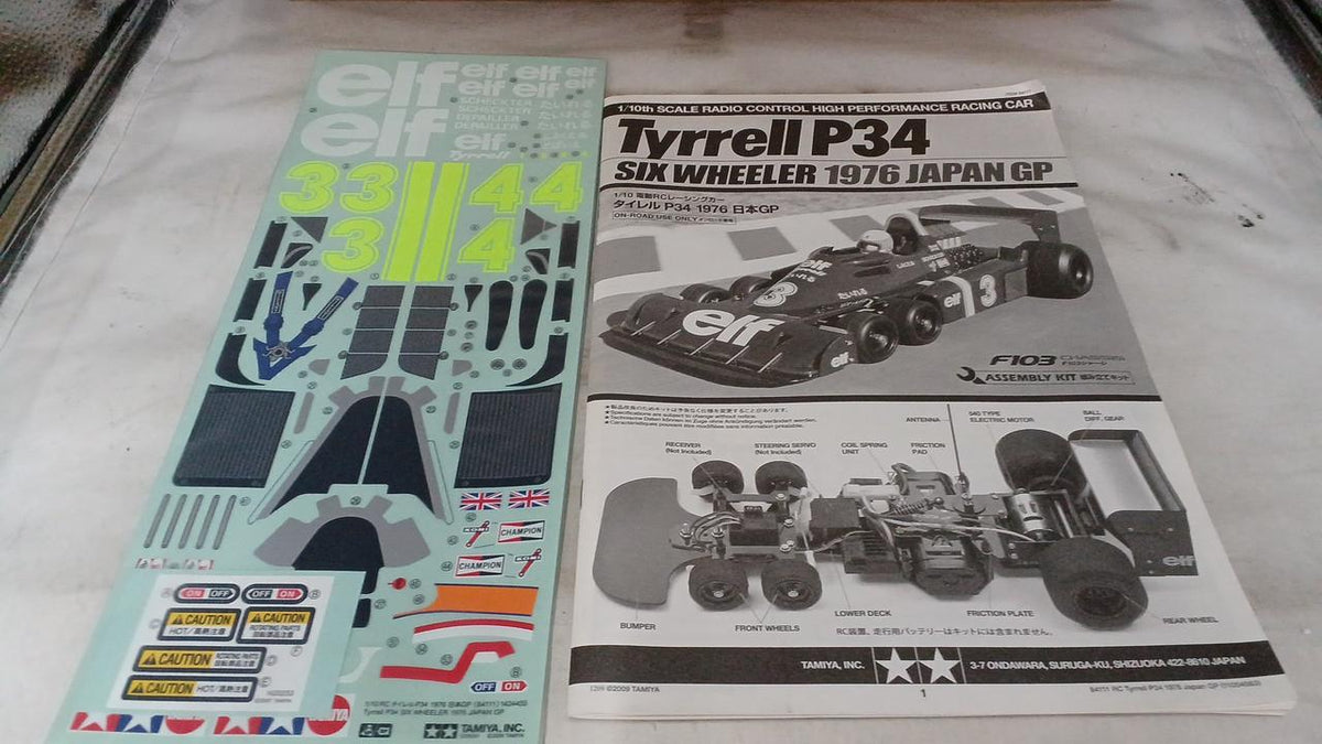 TAMIYA Tyrell P34 1/10 Electric RC Car