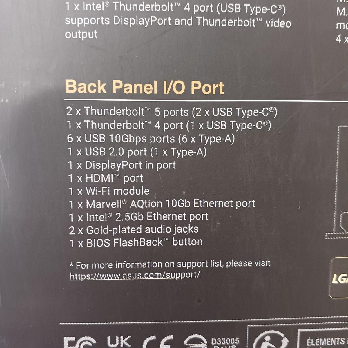 ASUS Motherboard PROART Z890-CREATOR WIFI