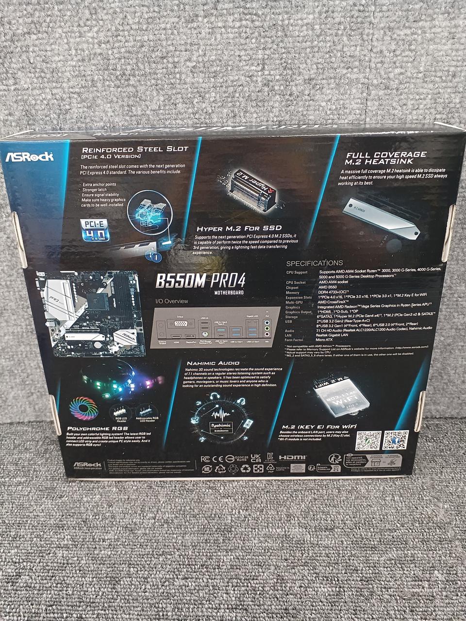 ASROCK Motherboard: B550M PRO4 - Banzai Thrifting | BanzaiHobby