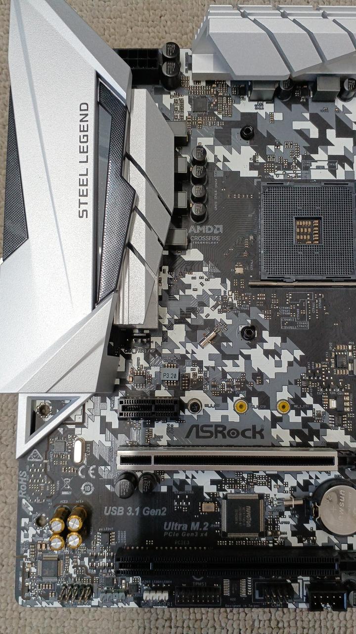 ASROCK Motherboard B450M STEEL LEGEND