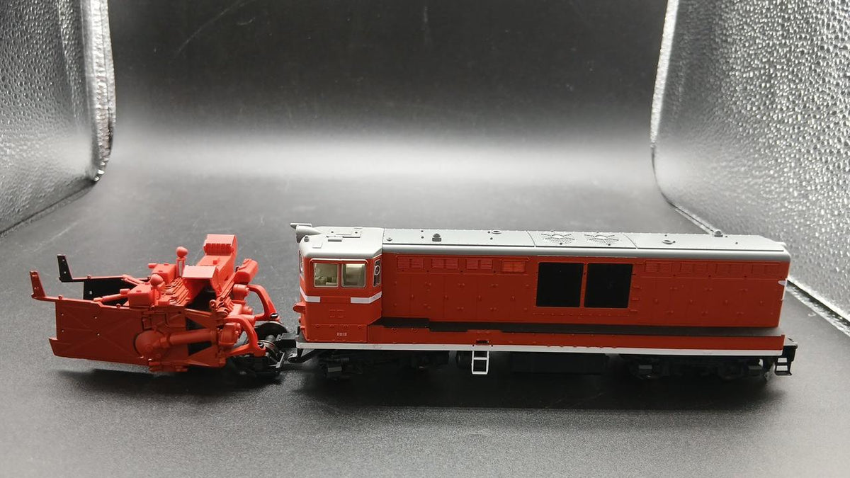 Tramway JNR DD14 (No M) & Front Snow-Throwing Front-Facing Car Model Train