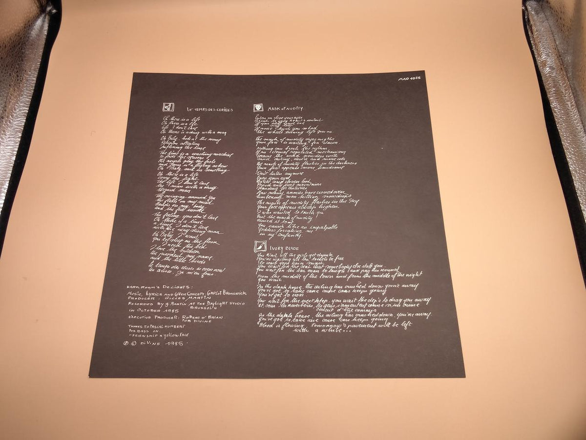 DIVINE LP Western Music DARK ROOM'S DELIGHTS MAD 1025