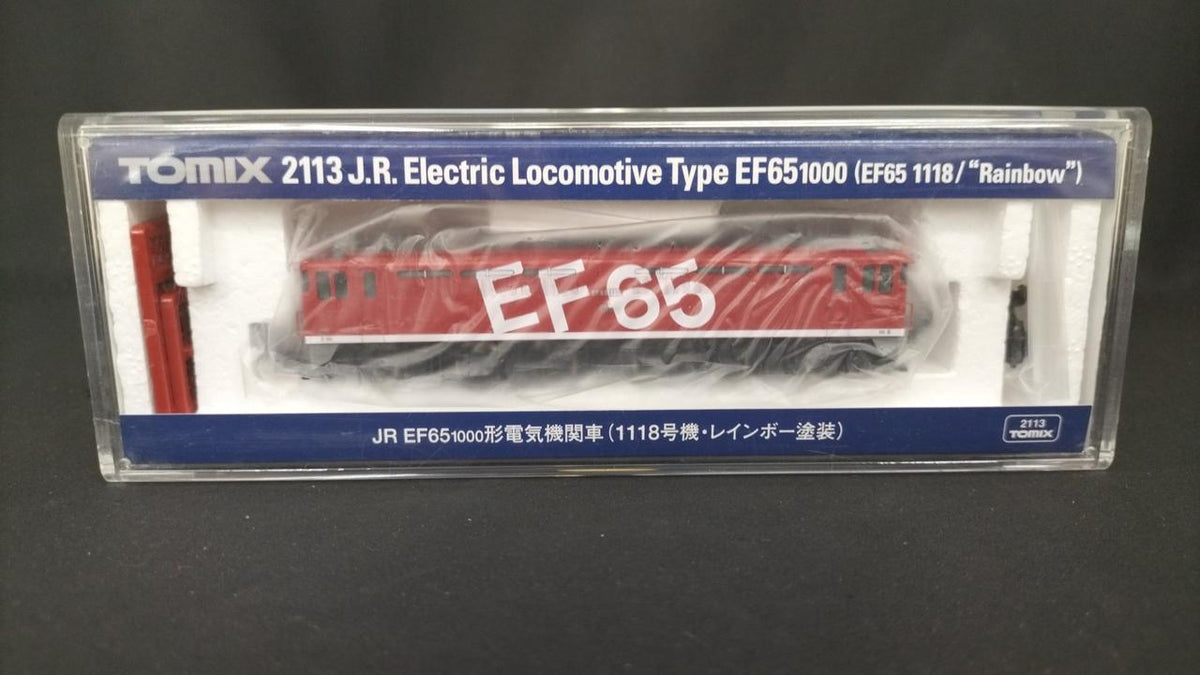 TOMIX JR EF65 Class 1000 Electric Locomotive No. 1118