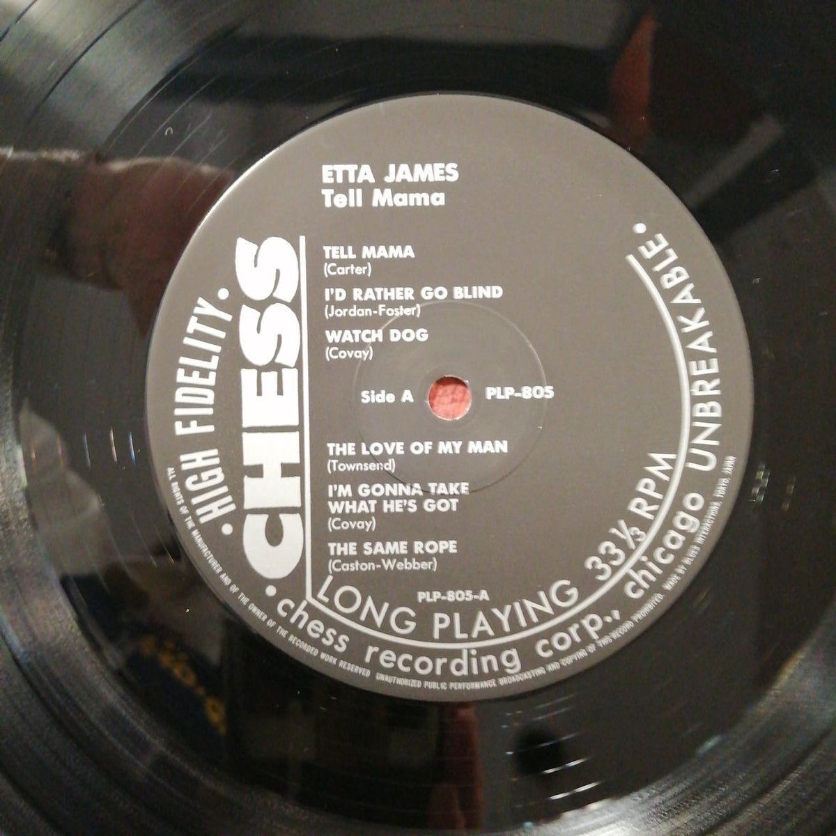CHESS ETTA JAMES/TELL MAMA PLP-805