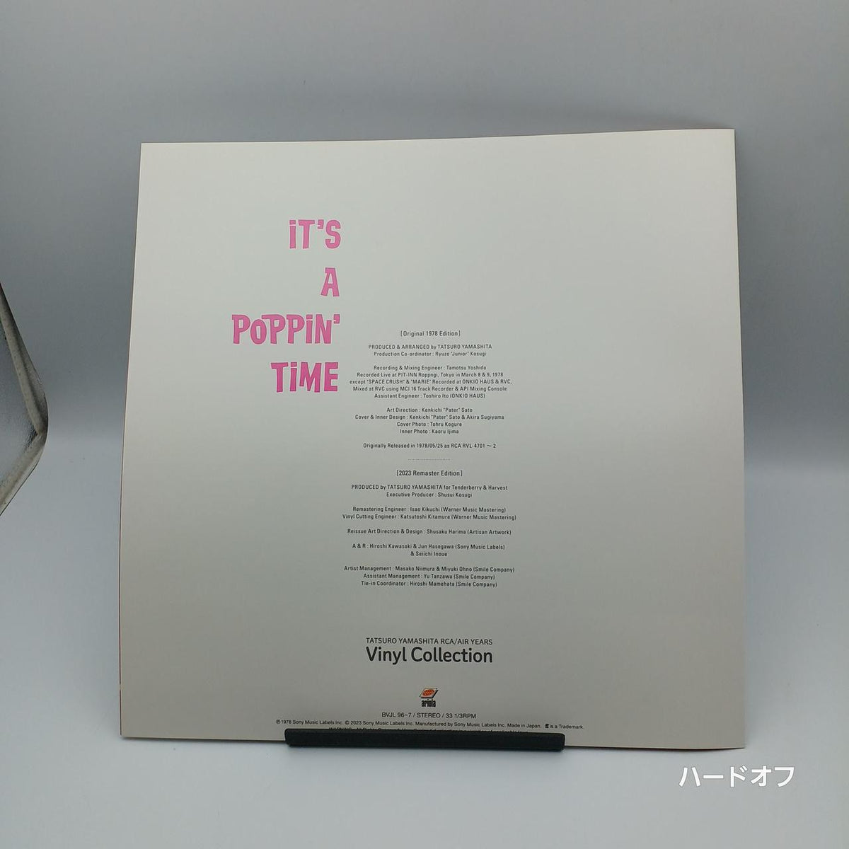 Tatsuro Yamashita Record IT'S A POPPIN' TIME