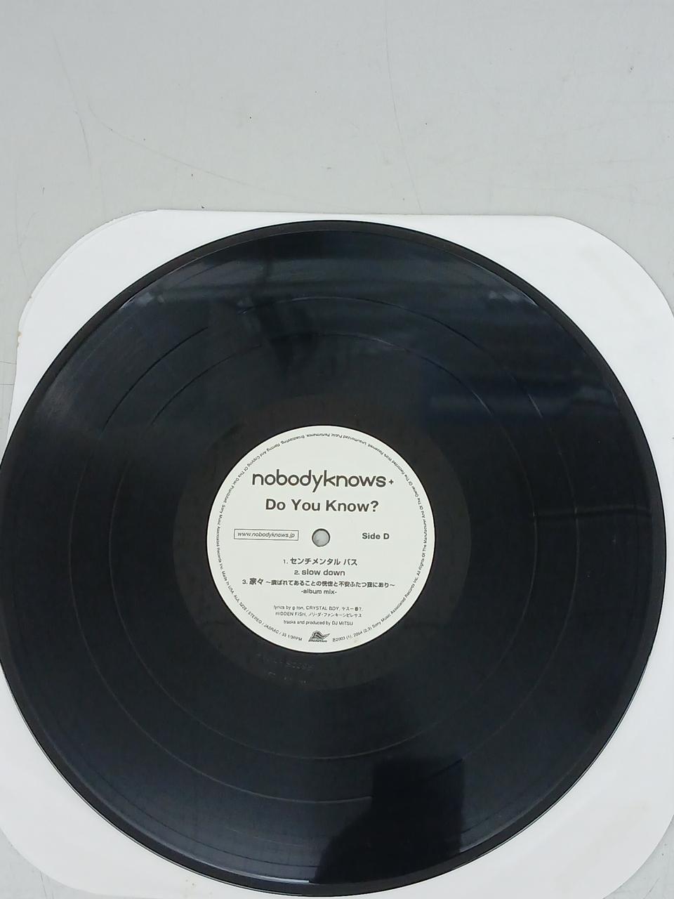 SONY MUSIC LP NOBODYKNOWS DO YOU KNOW?