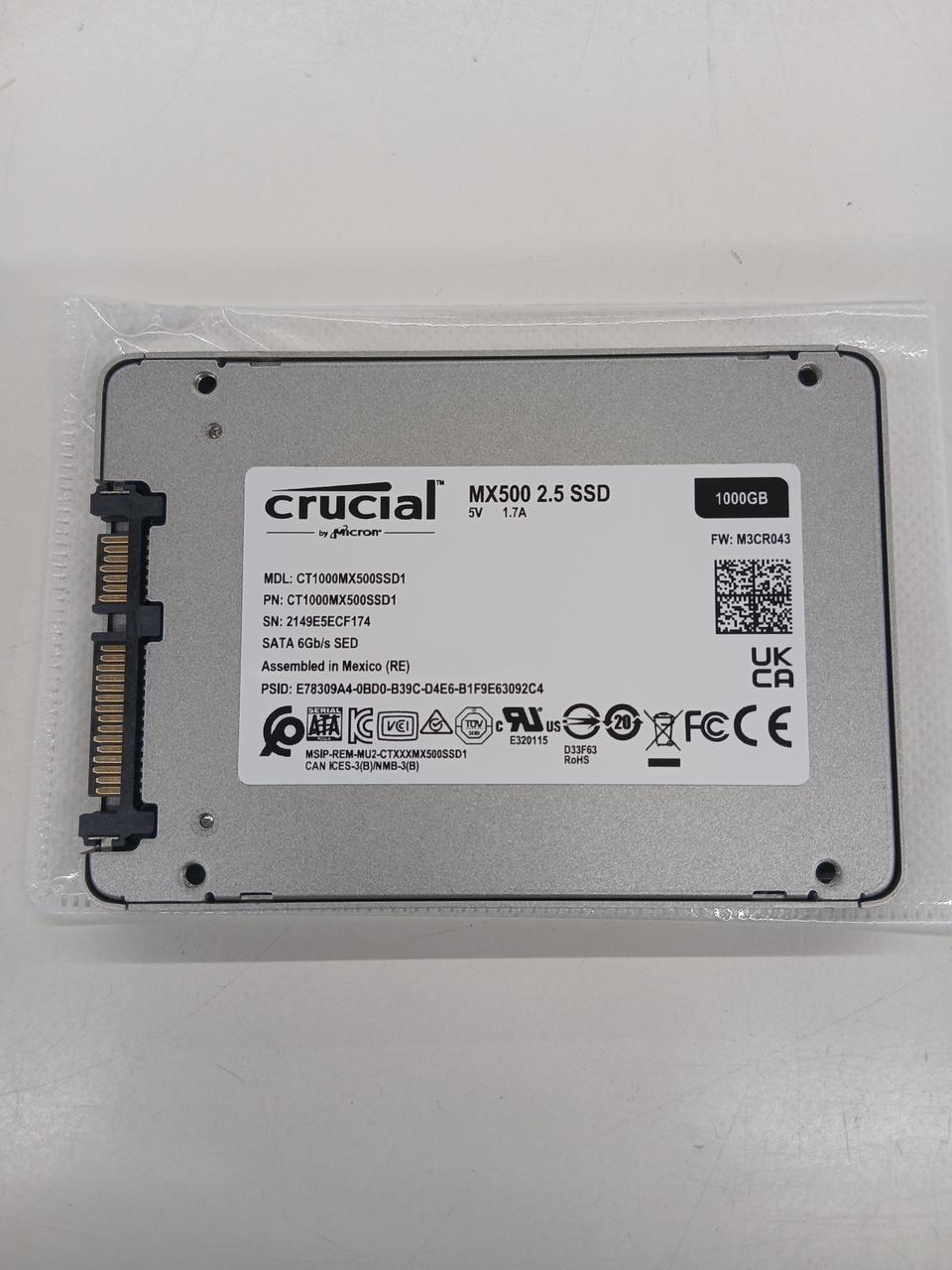 CRUCIAL SSD CT1000MX500SSD1