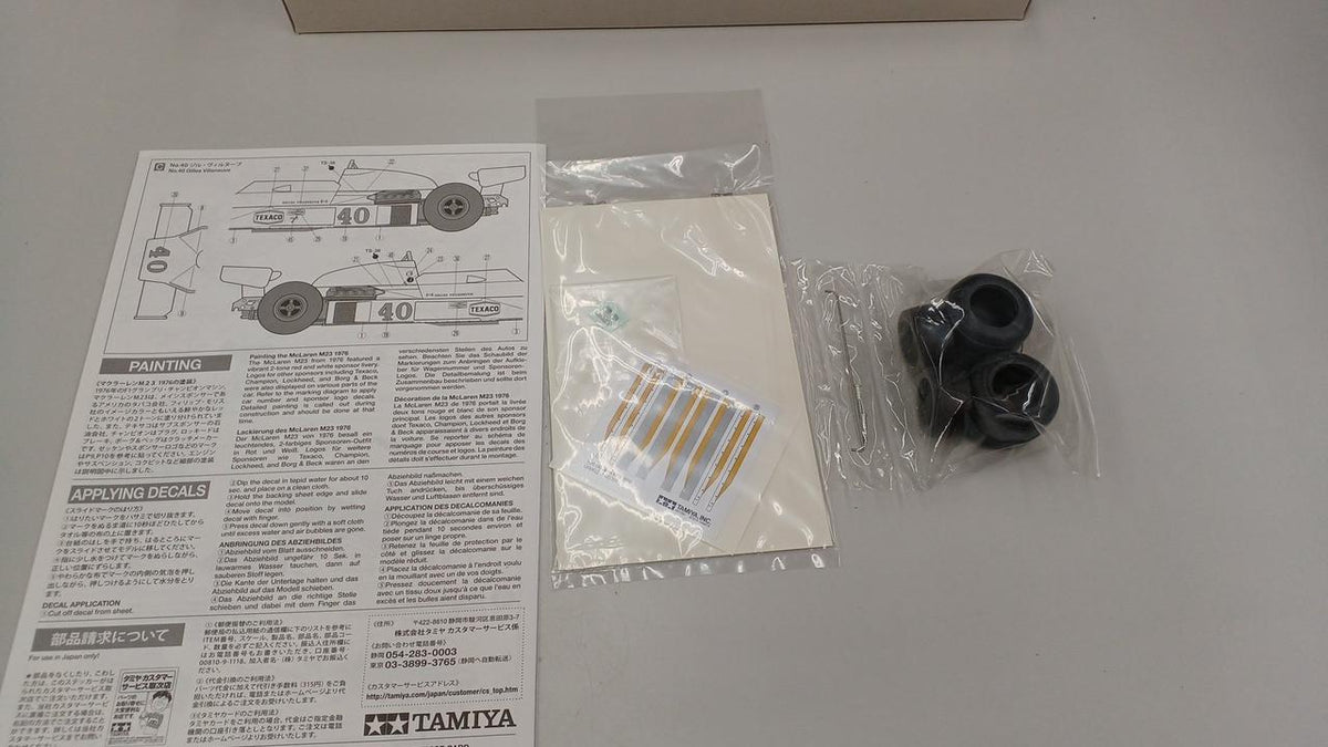 TAMIYA MCLAREN M23 1976 1/20 GRAND PRIX COLLECTION
