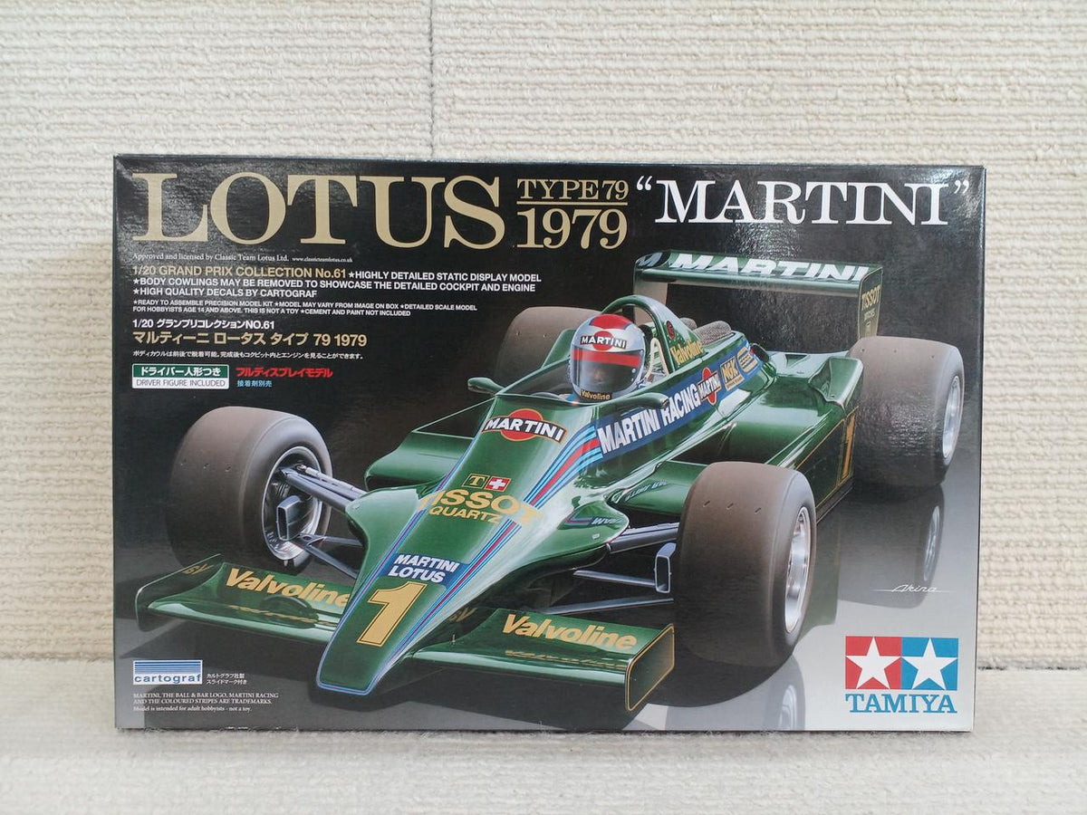 TAMIYA Martini-Lotus Type 79 1979 1/20 Grand Prix Collection - Banzai Thrifting | BanzaiHobby