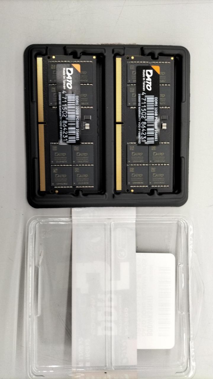 DATO PC Memory DDR5 44800 32GB Set of 2