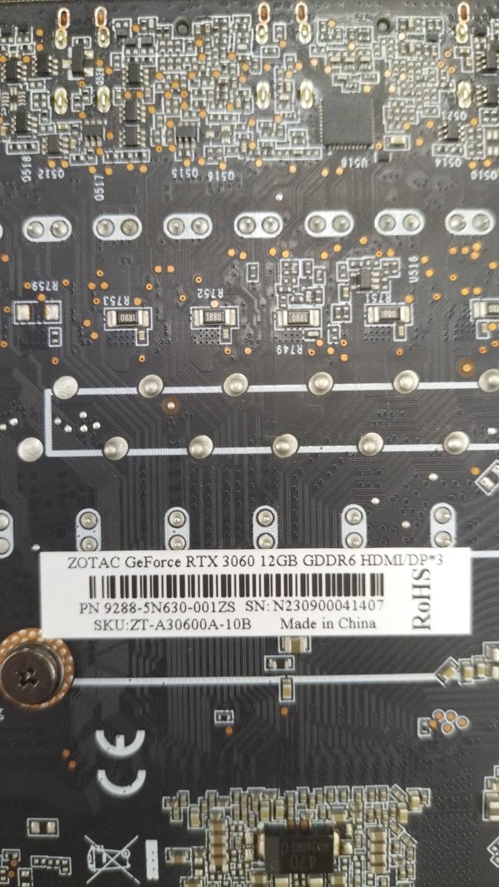 ZOTAC Graphics Card: RT3060 12GB GDDR6