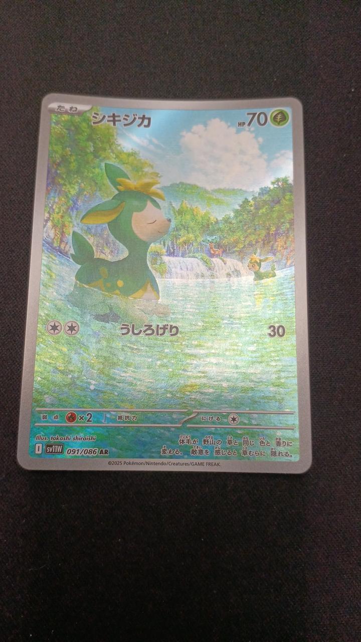 Pokémon Shikijika 091/086/SV11W/B AR (Artrae)