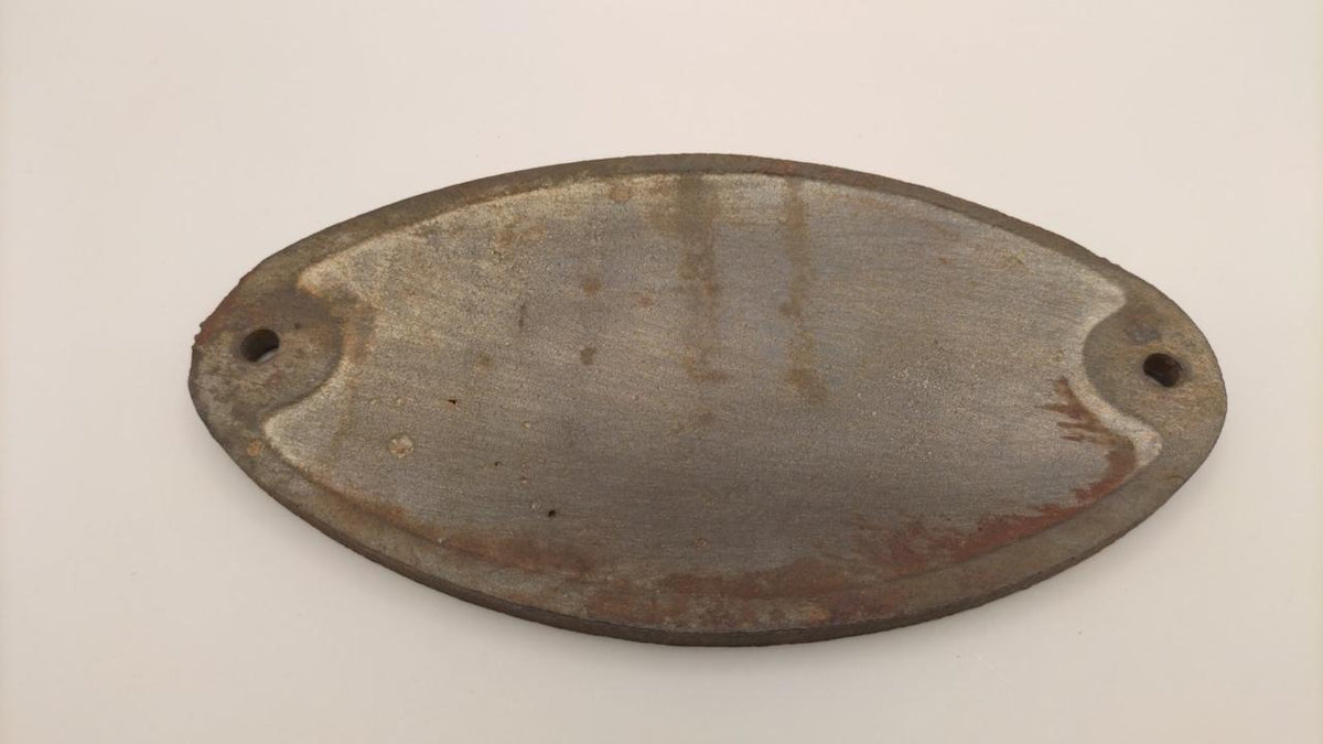 unclear Railway Plate, Nippon Rolling Stock Company, Showa 9 (1944)