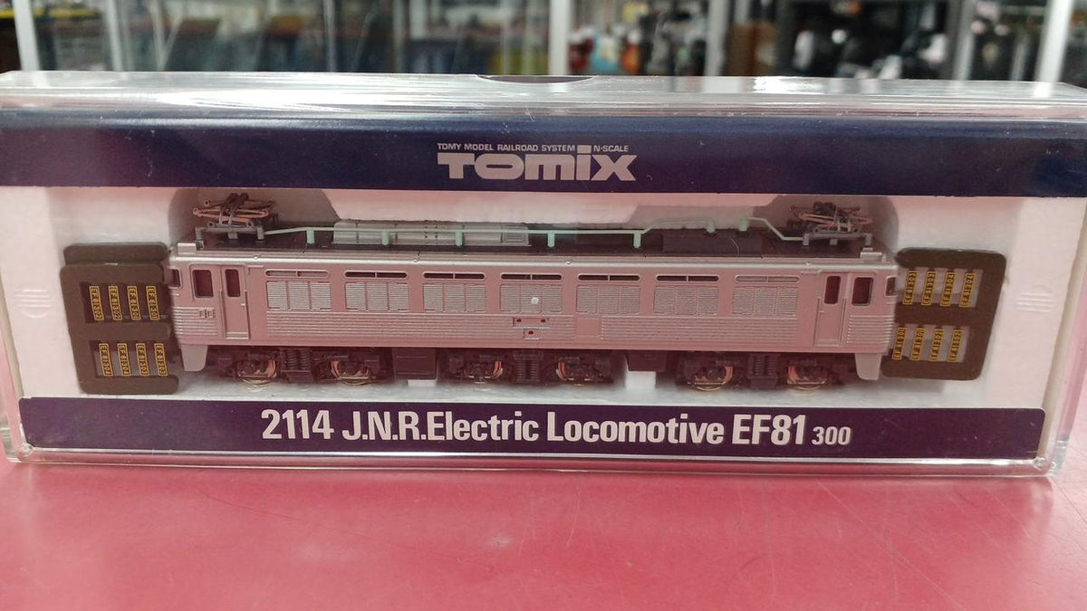 TOMIX N Gauge 2114 JNR EF81 Class Electric Locomotive Stainless Steel Body
