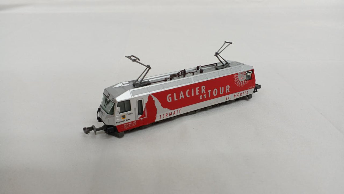KATO Alps Glacier Express Starter Set 3-Car 10-021 Additional 4-Car 10-1146