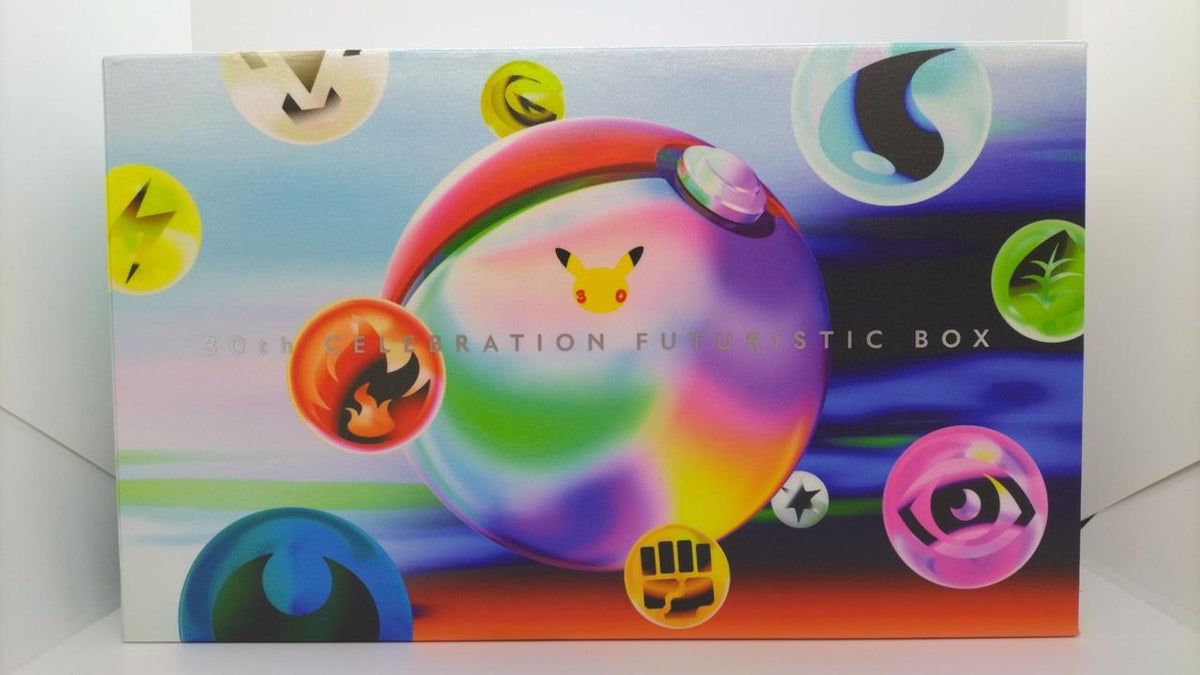 Pokéca 30TH Celebration FUTURISTIC BOX - Banzai Thrifting | BanzaiHobby