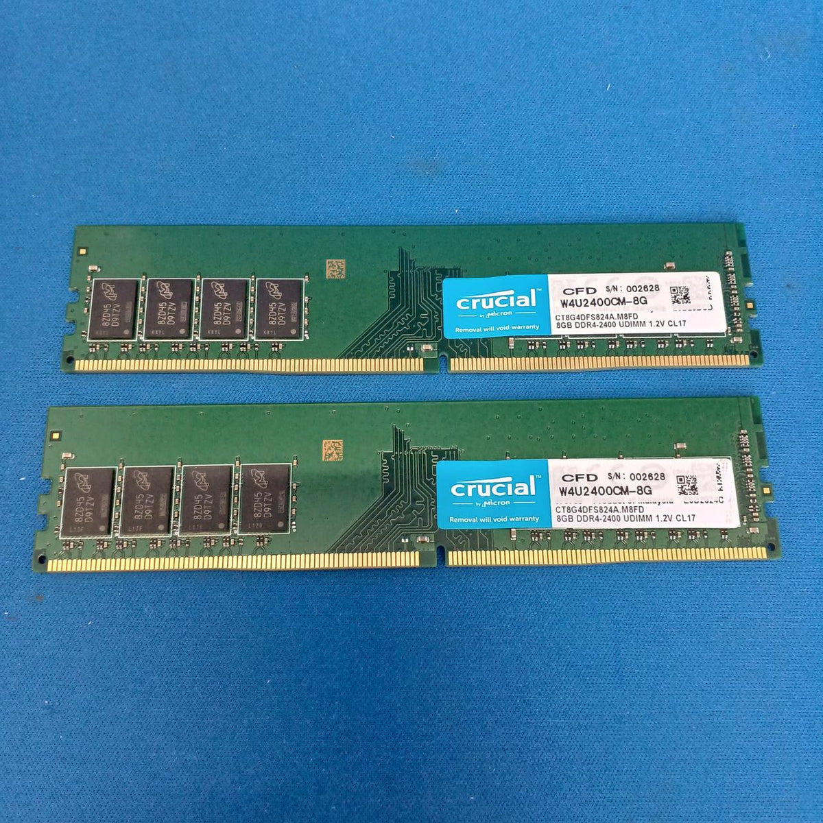 CRUCIAL Desktop Memory: 8GB×2/W4U2400CM-8G W4U2400CM-8G