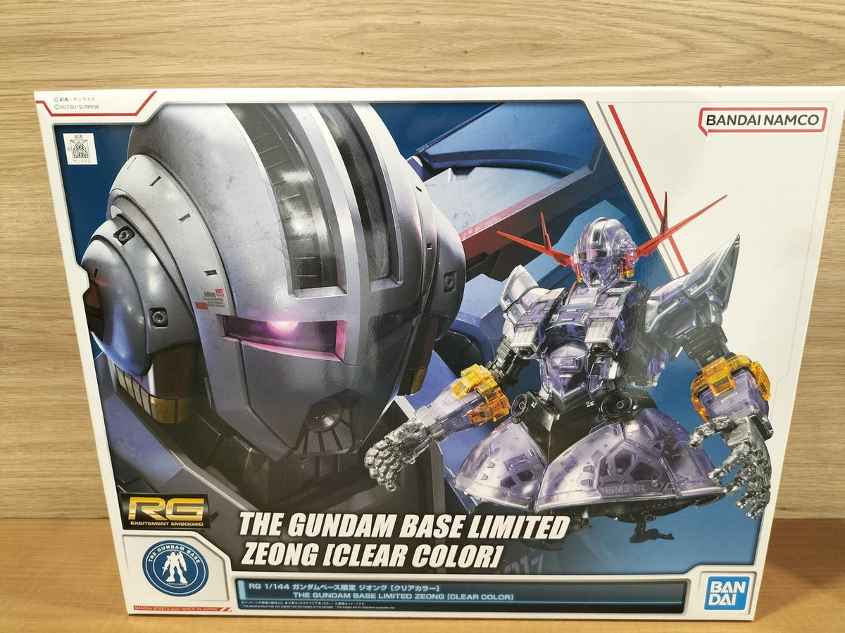 BANDAI Mobile Suit Gundam RG Gundam Base Limited Zeong Clear Color - Banzai Thrifting | BanzaiHobby
