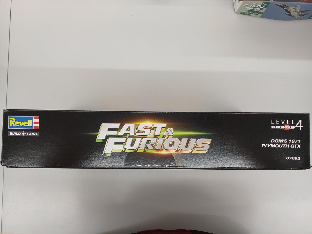 REVELL 1/24 Scale Plastic Model Primus GTX "Dominic" "FAST & FURIO" - Banzai Thrifting | BanzaiHobby