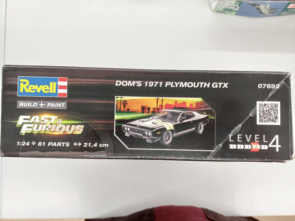 REVELL 1/24 Scale Plastic Model Primus GTX "Dominic" "FAST & FURIO" - Banzai Thrifting | BanzaiHobby