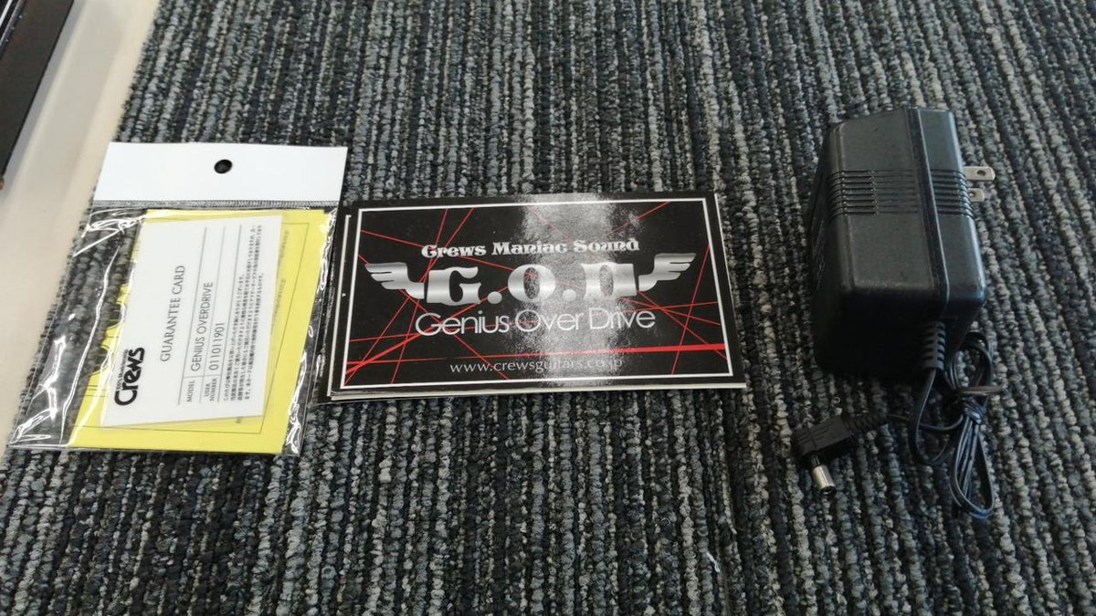 CREWS MANIAC SOUND Effects pedal: GENIUS OVER DRIVE - Banzai Thrifting | BanzaiHobby