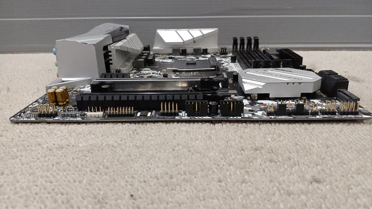 ASROCK Motherboard B450M STEEL LEGEND - Banzai Thrifting | BanzaiHobby