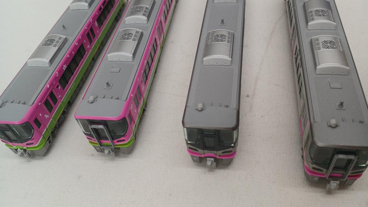 KATO N Gauge 10-2014 Hapiline Fukui 521 Series Standard Paint + Full Wrapping Formation - Banzai Thrifting | BanzaiHobby