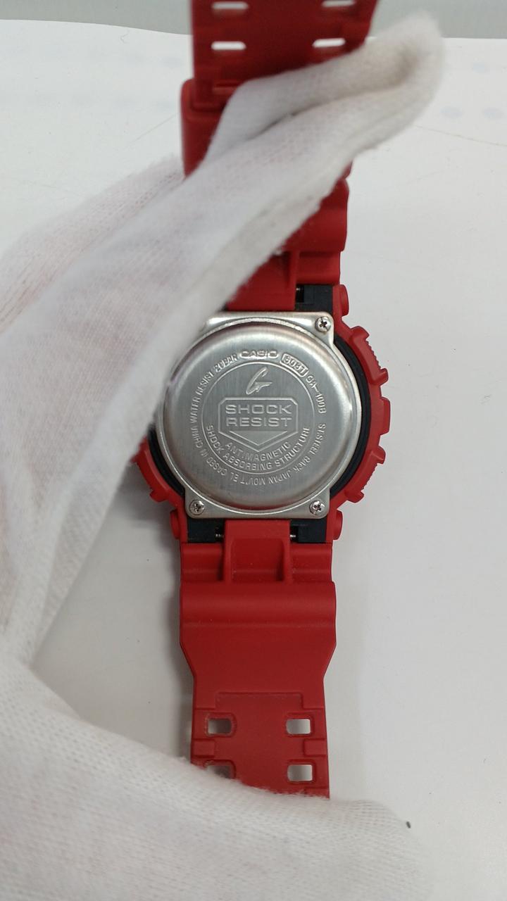 CASIO G-SHOCK RED GA-100B - Banzai Thrifting | BanzaiHobby