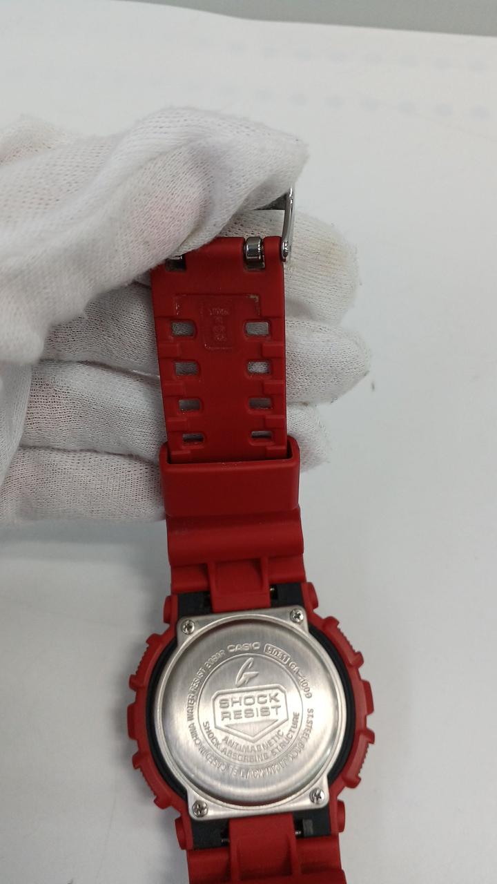 CASIO G-SHOCK RED GA-100B - Banzai Thrifting | BanzaiHobby