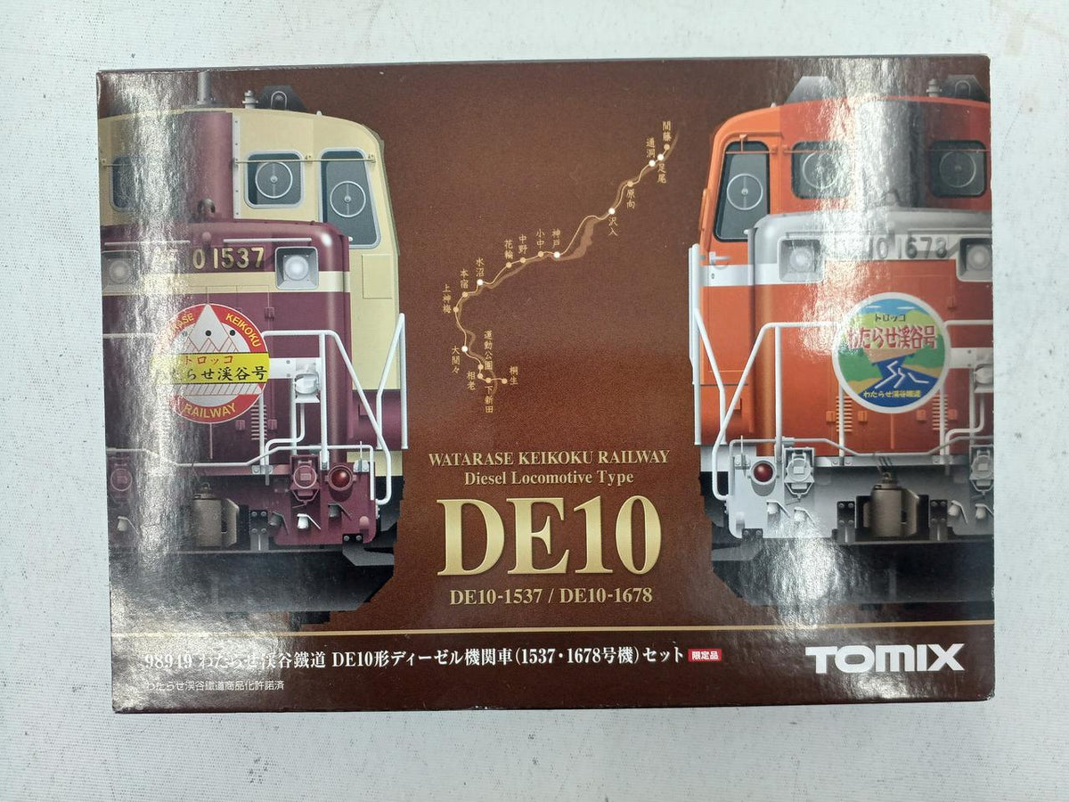 TOMIX Watarase Keikoku Railway DE10 Class Diesel Locomotive 98949 - Banzai Thrifting | BanzaiHobby