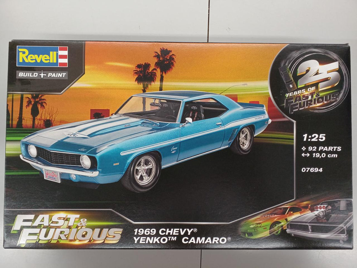REVELL FAST & FURIOUS Chevy Camaro Jenko 1969 - Banzai Thrifting | BanzaiHobby