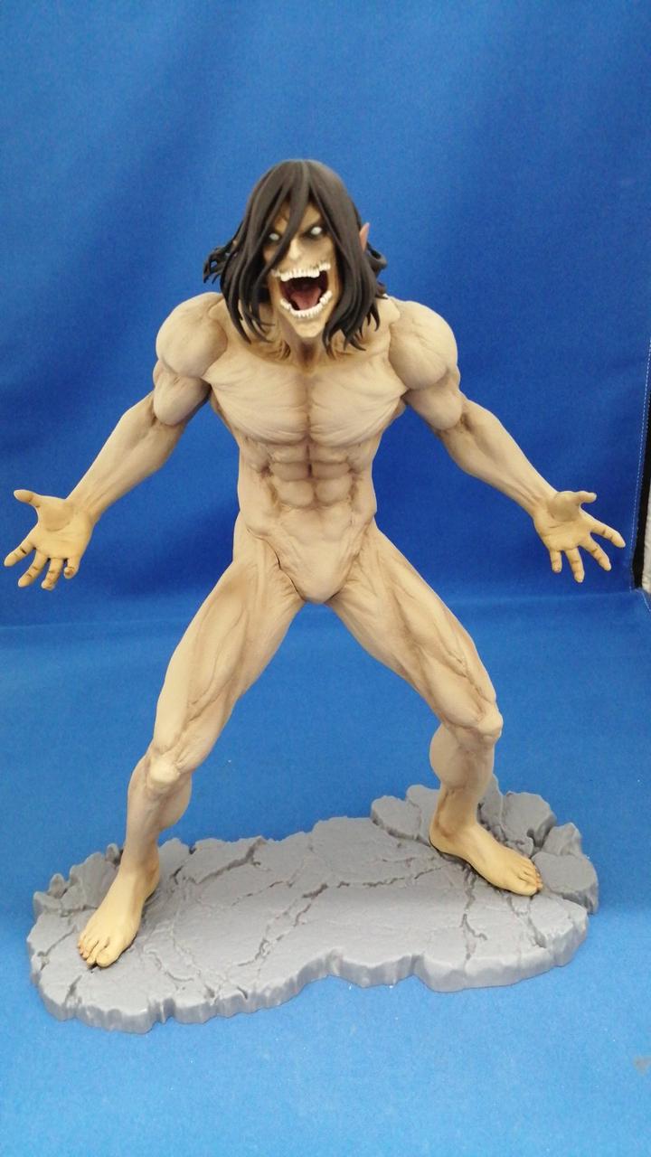 BANDAI Prize A: Eren Yeager Giant VER. Ichiban Kuji Attack on Titan ~In Search of Freedom— - Banzai Thrifting | BanzaiHobby