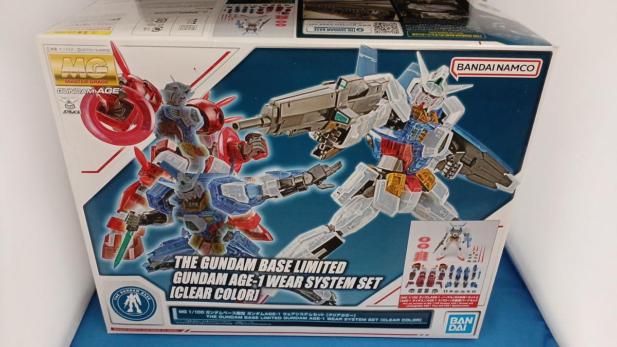 Bandai 1/100 MG Gundam AGE-1 Wear System Set Gundam Base Limited - Banzai Thrifting | BanzaiHobby