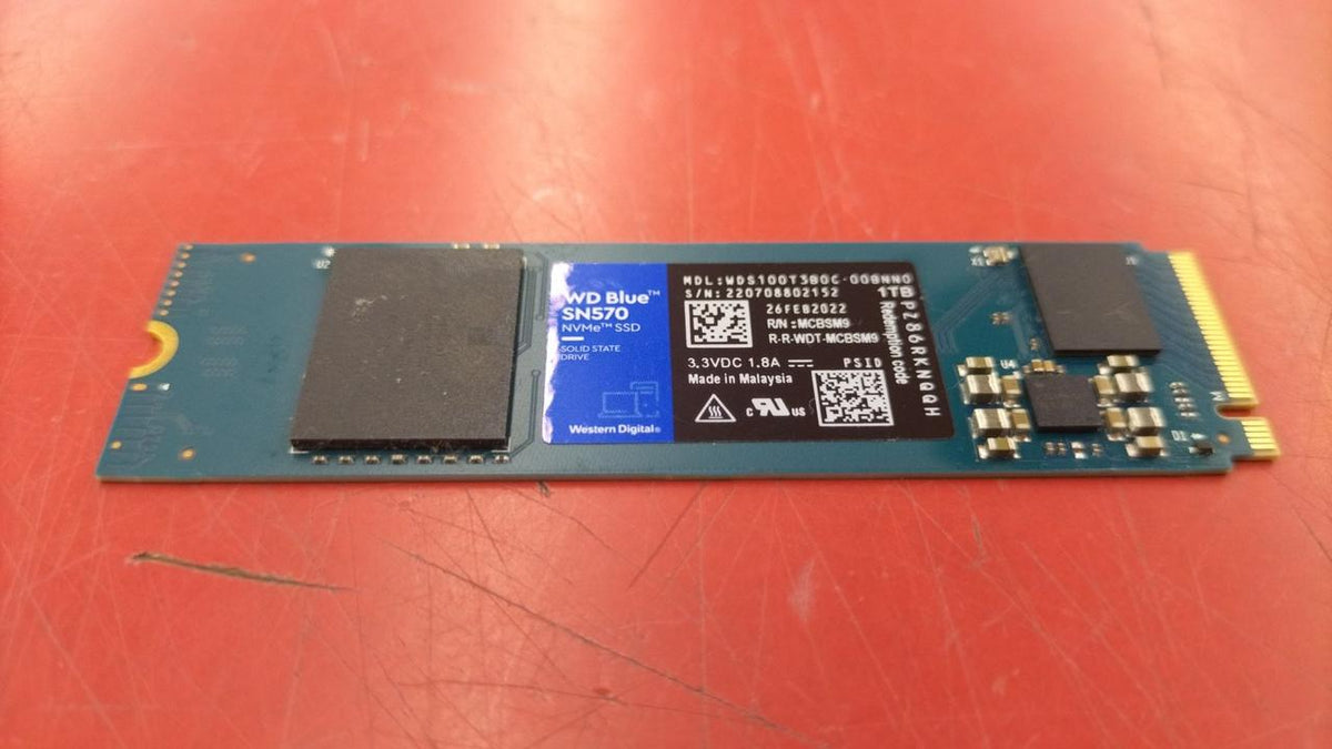 WESTERN DIGITAL M.2 SSD 1TB WD BLUE SN570 - Banzai Thrifting | BanzaiHobby