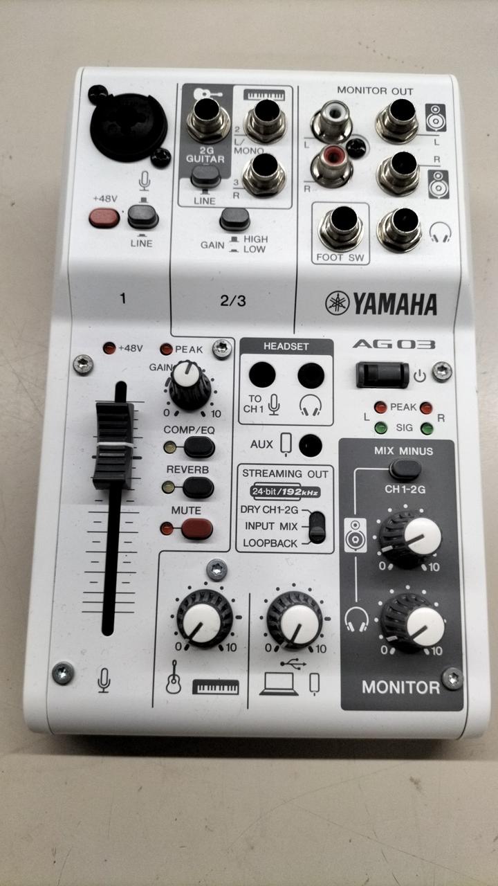 YAMAHA Mixer AG03MK2 - Banzai Thrifting | BanzaiHobby