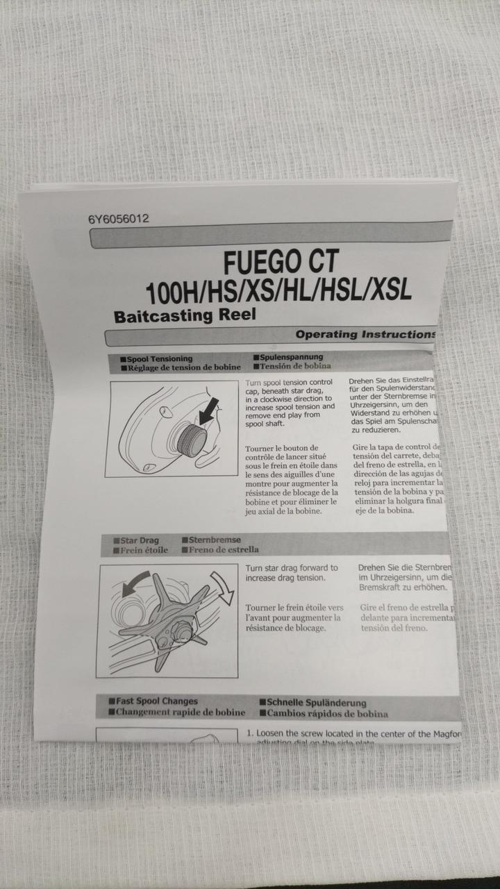 DAIWA Baitcasting Reel FUEGO CT100HS - Banzai Thrifting | BanzaiHobby