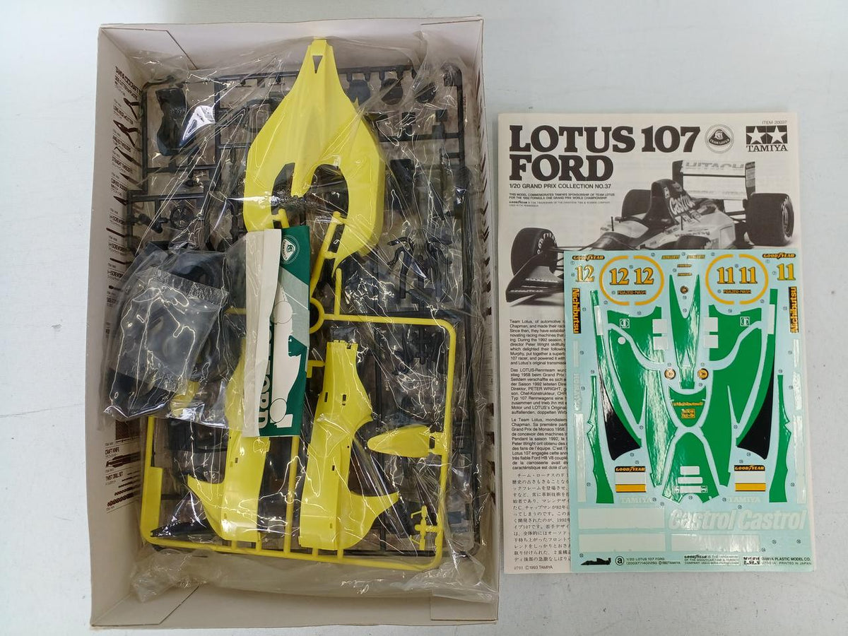 TAMIYA Lotus 107 Ford 1/20 Grand Prix Collection No.37 - Banzai Thrifting | BanzaiHobby