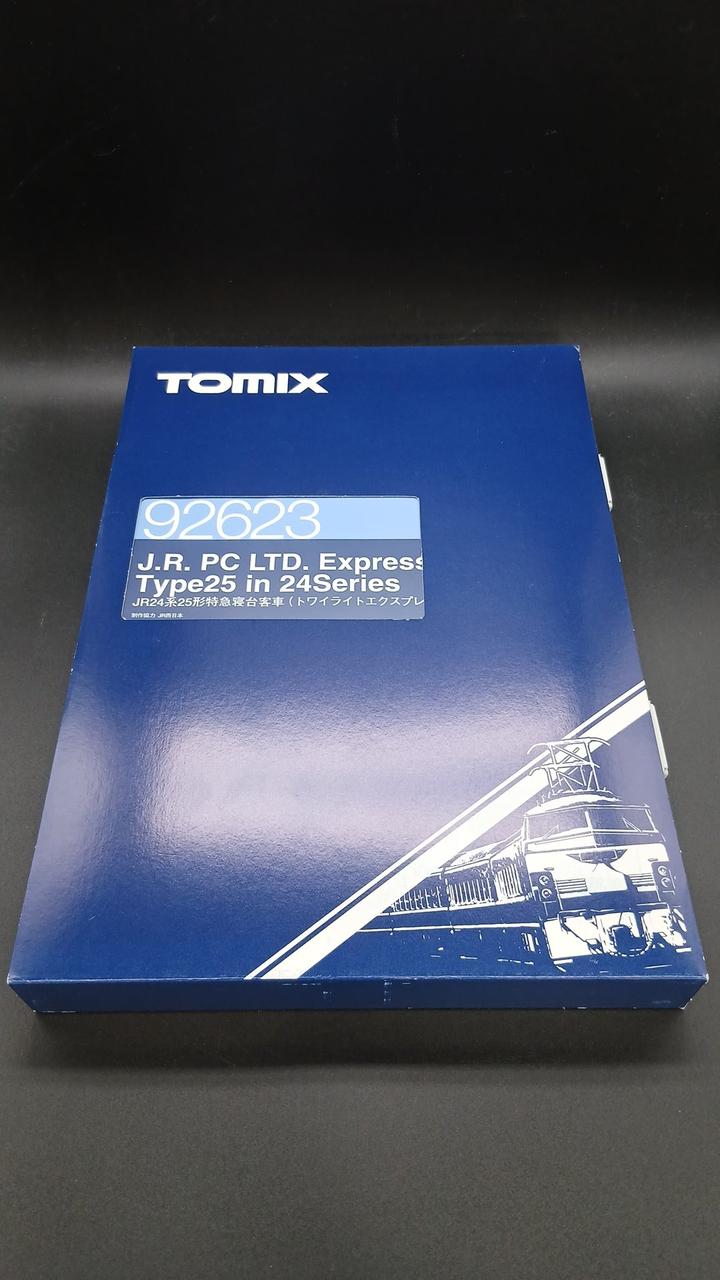 TOMIX JR 24 Series 25 Limited Express Sleeper Passenger Car Twilight Express (7 92623 - Banzai Thrifting | BanzaiHobby