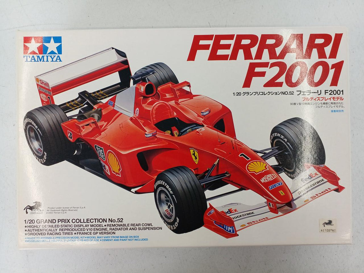 TAMIYA Ferrari F2001 Full Display Model - Banzai Thrifting | BanzaiHobby