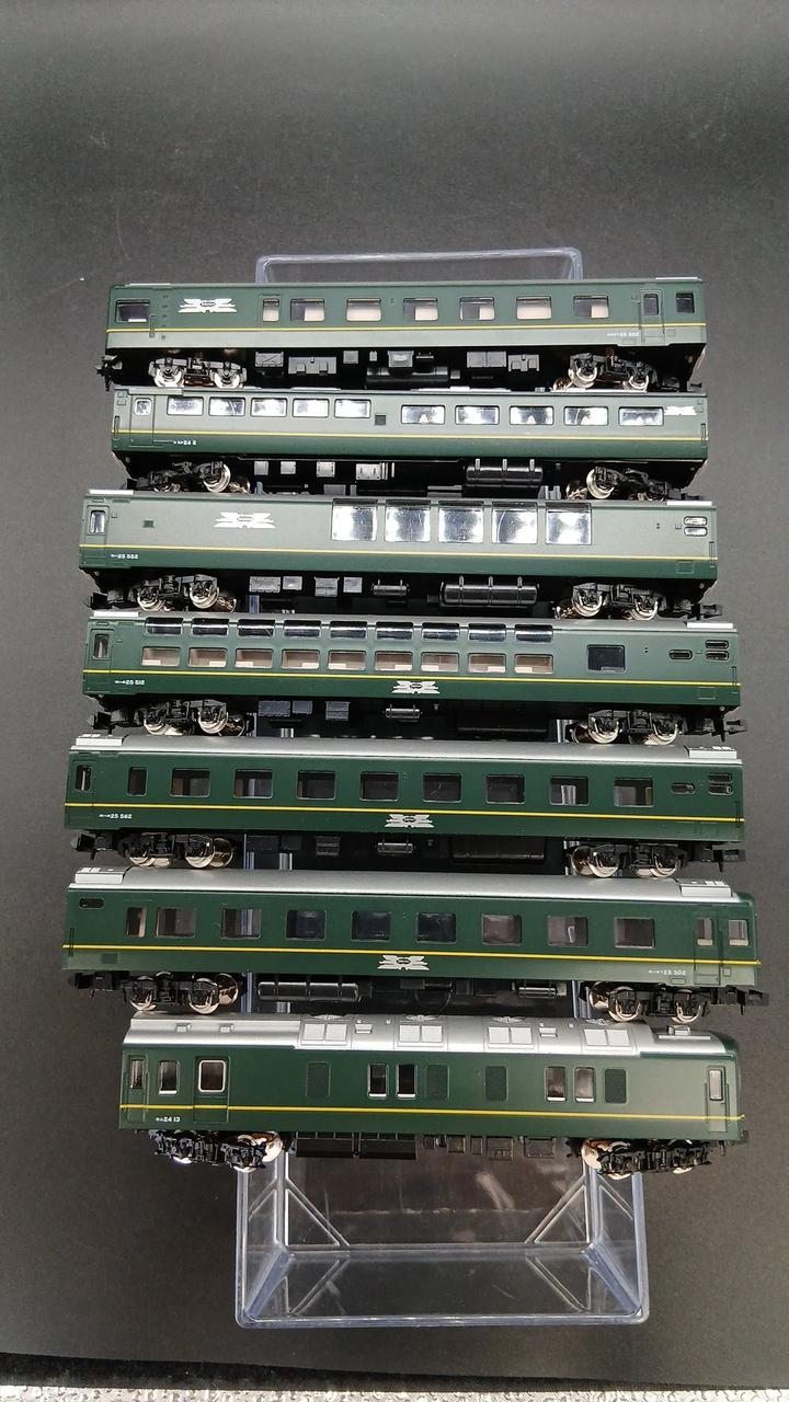 TOMIX JR 24 Series 25 Limited Express Sleeper Passenger Car Twilight Express (7 92623 - Banzai Thrifting | BanzaiHobby