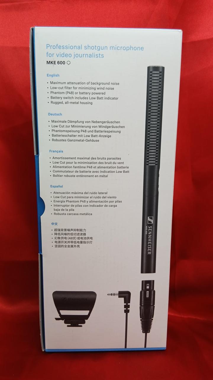 SENNHEISER Shotgun Microphone Crystal Set MKE600 - Banzai Thrifting | BanzaiHobby