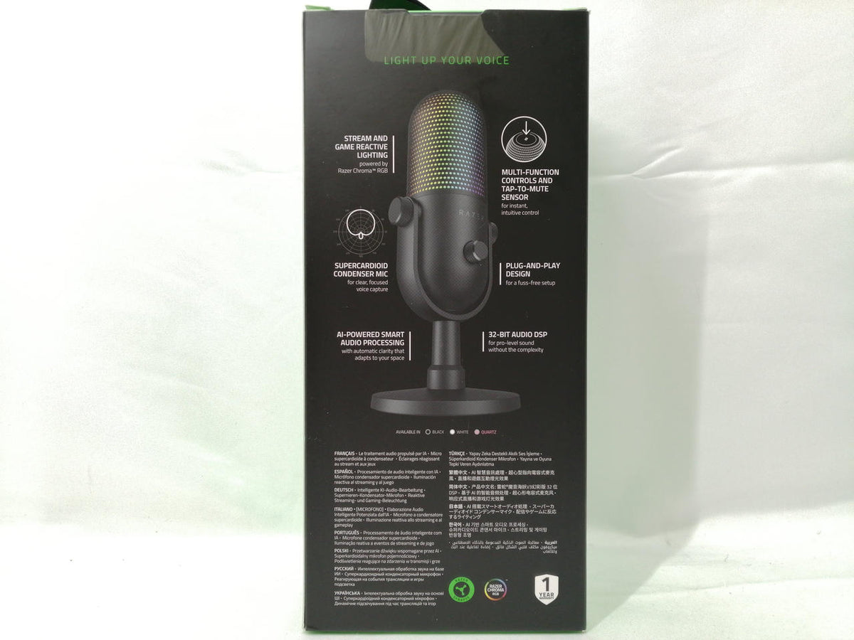RAZER Condenser Microphone RZ19-05590100-R3M1 - Banzai Thrifting | BanzaiHobby