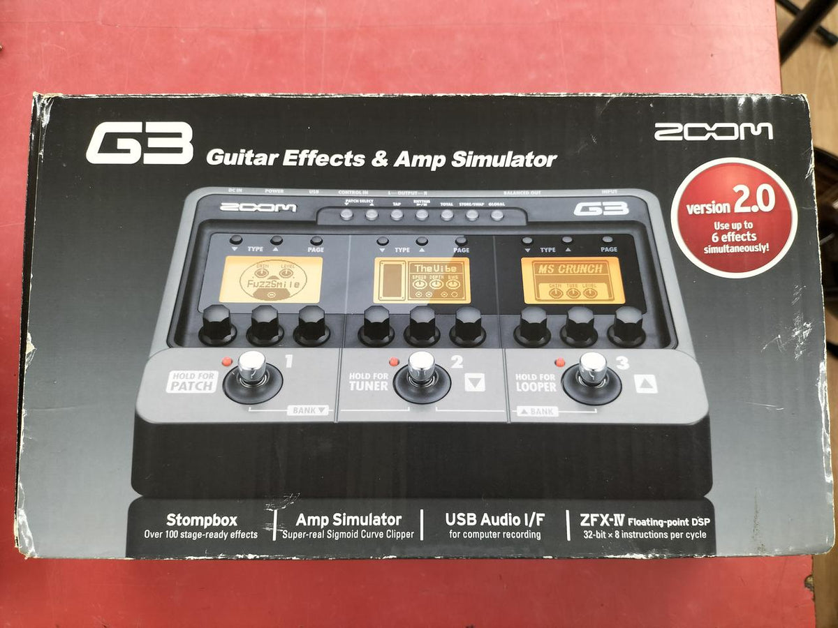ZOOM Multi-Effects G3 - Banzai Thrifting | BanzaiHobby