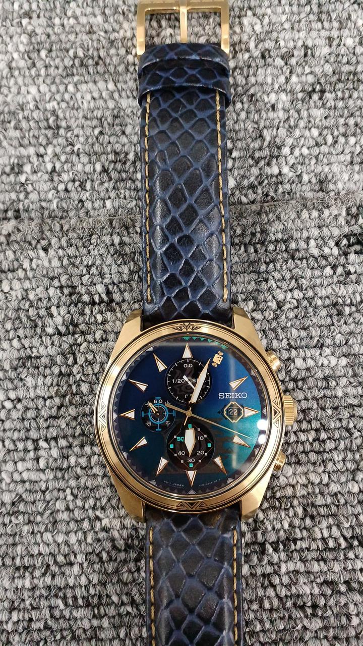 SEIKO Monster Hunter Zinogre 15th Anniversary Quartz V176-0BF0 - Banzai Thrifting | BanzaiHobby