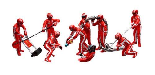 Fujimi 1/20 Formula 1 Pit Crew Set B - BanzaiHobby