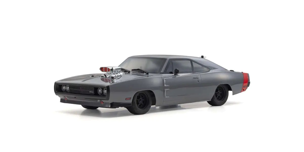 Kyosho 34492T1C FAZER Mk2 FZ02L VE Series Readyset 1970 Dodge Charger Supercharged VE Gray - BanzaiHobby