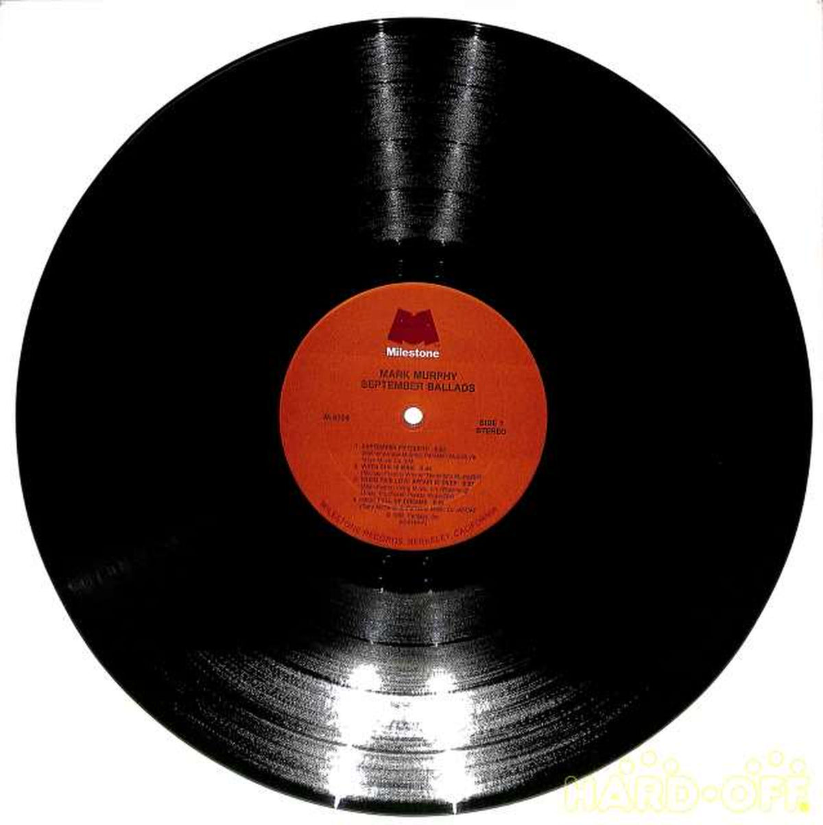 MILESTONE Mark Murphy "SEPTEMBER BALLADS" M-9154 (Imported) Cutout Record